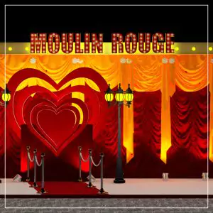  moulin rouge theme organizer