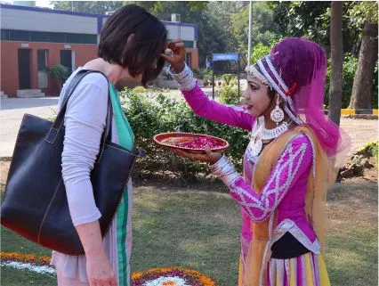 Corporate guests welcoming arrangement for dealers meet events