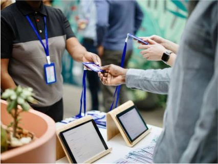 Digital registration desks for corporate dealers meet events in Delhi Gurgaon