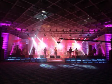 Audio-visals insatallation for corporate gala night in Gurgaon