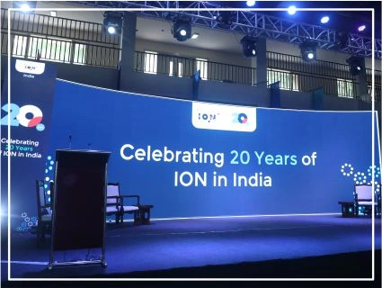 LED digital backdrop for events