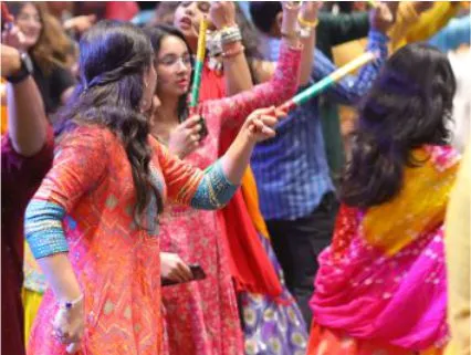 Professional dandiya night setups managed by corporate Diwali party planners in Delhi NCR