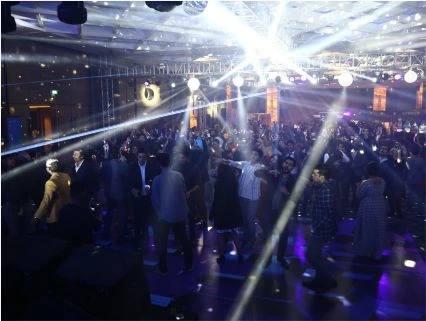 Dj set-up for celebrity DJ