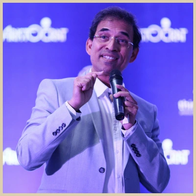 Corporate speaker Harsha Bhogle in an event by Showmakerz in Delhi NCR