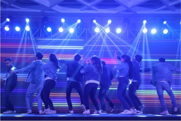 Employee performances at annual day event Employee performances at annual day event